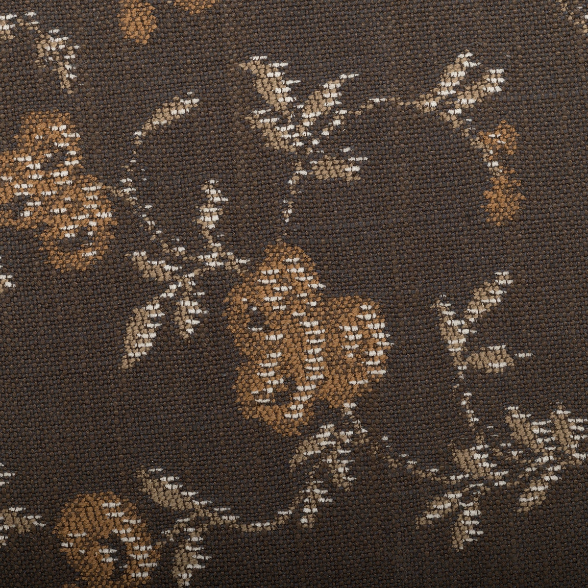 Bisou Java Floral Jacquard Ottoman by TOV Furniture – photo 4 of 5