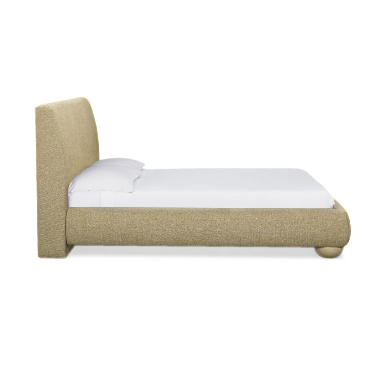Rayne Honey Textured Fabric King Bed by TOV Furniture – photo 3 of 8