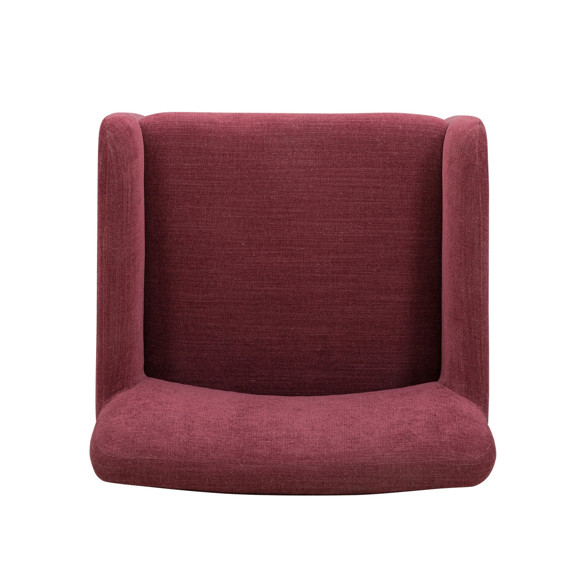 Crawley Performance Linen Chenille Dining Chair in Wine by TOV Furniture – photo 5 of 7