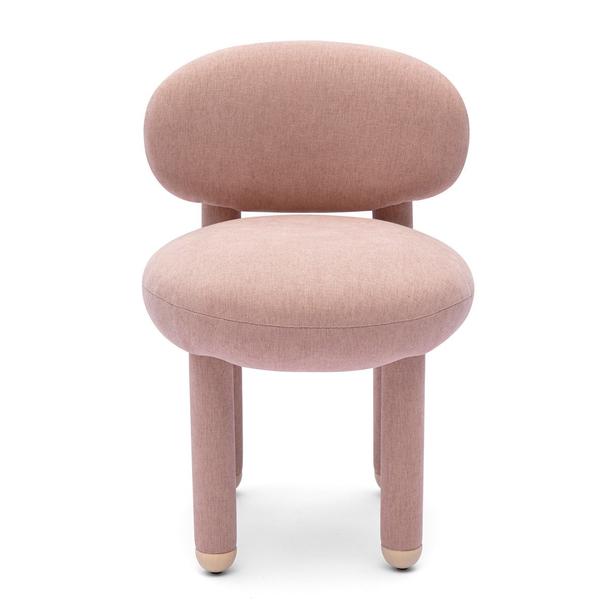 Manu Light Pink Performance Chenille Dining Chair by TOV Furniture – photo 3 of 7