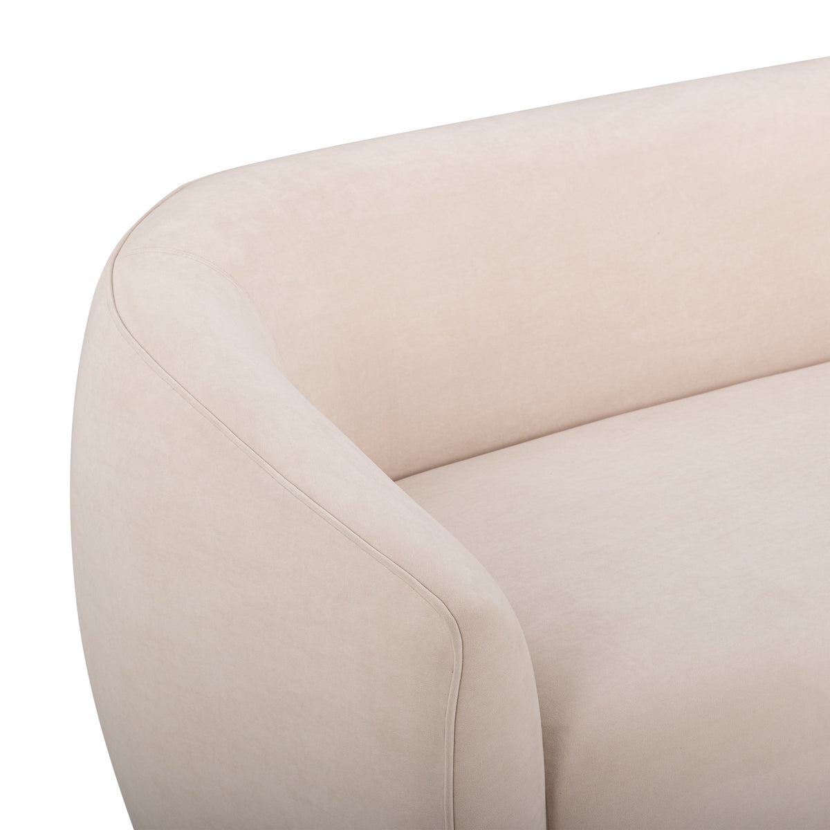 Jordan 70" Blush Pink Textured Performance Velvet Loveseat by TOV Furniture – photo 2 of 6