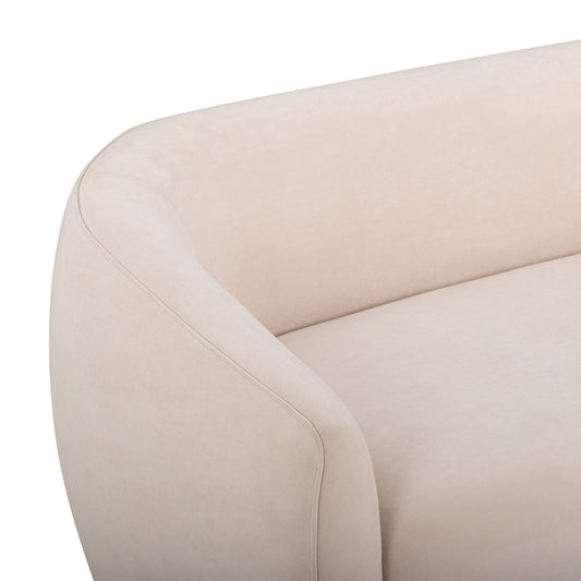 Jordan 70" Blush Pink Textured Performance Velvet Loveseat by TOV Furniture – photo 2 of 6