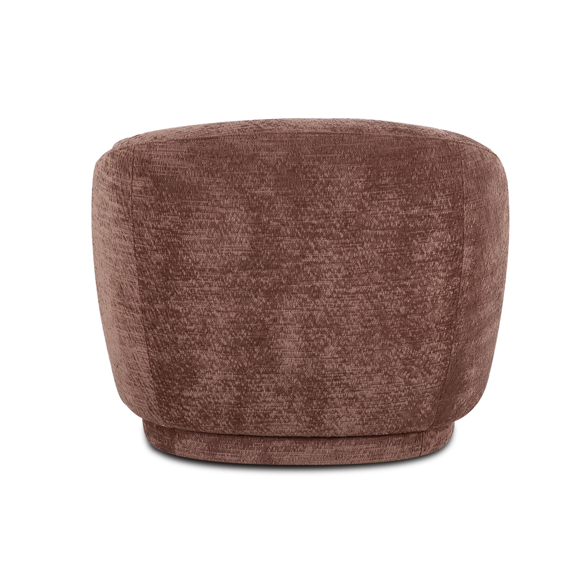 Misty Chocolate Brown Textured Knubby Fabric Accent Chair by TOV Furniture – photo 5 of 8