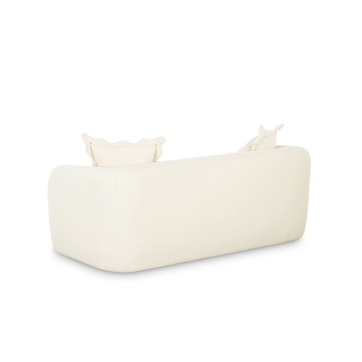 Lou 71.5" Cream Performance Velvet Loveseat by TOV Furniture – photo 3 of 5