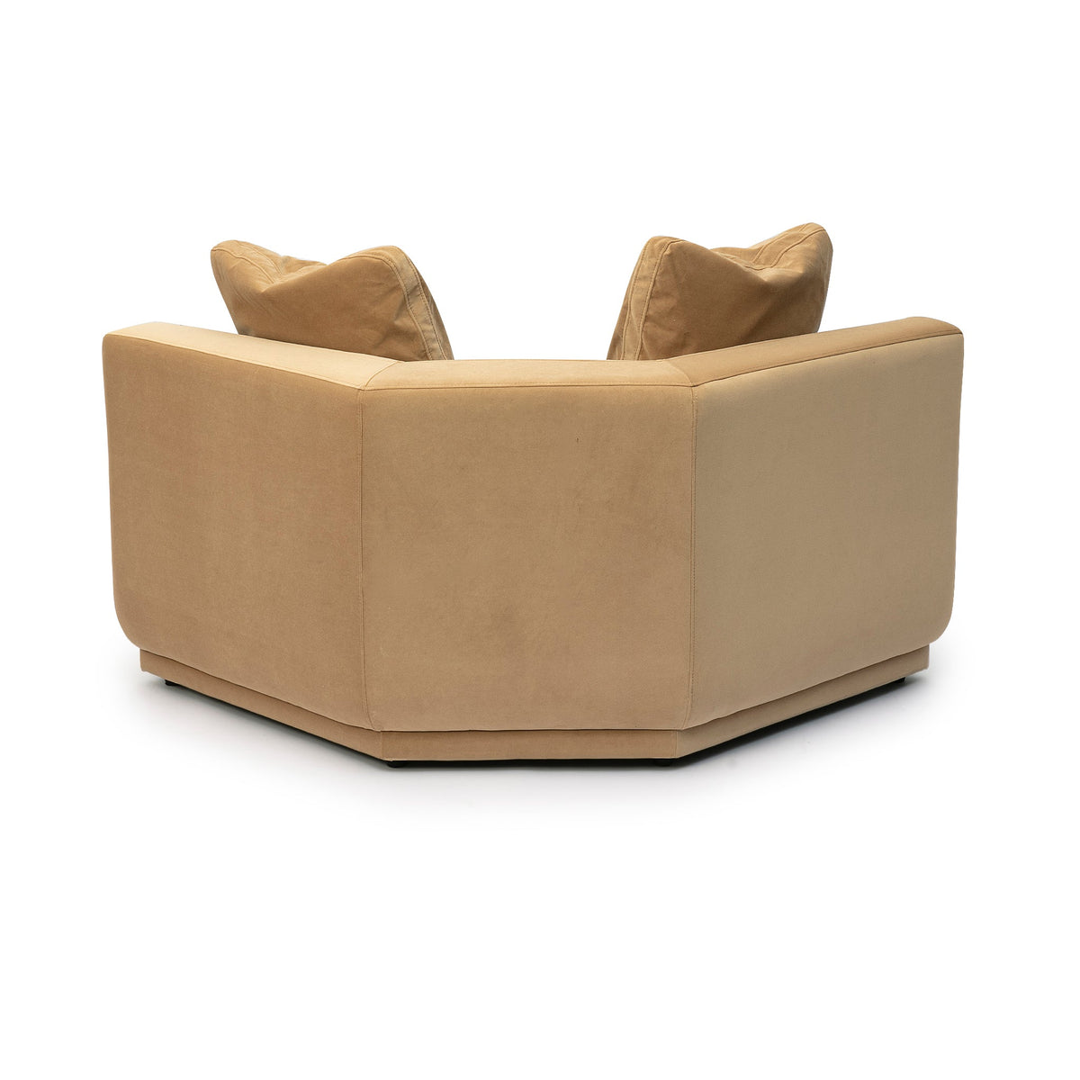 Perry Tan Performance Velvet Modular Sectional Wedge by TOV Furniture – photo 3 of 6