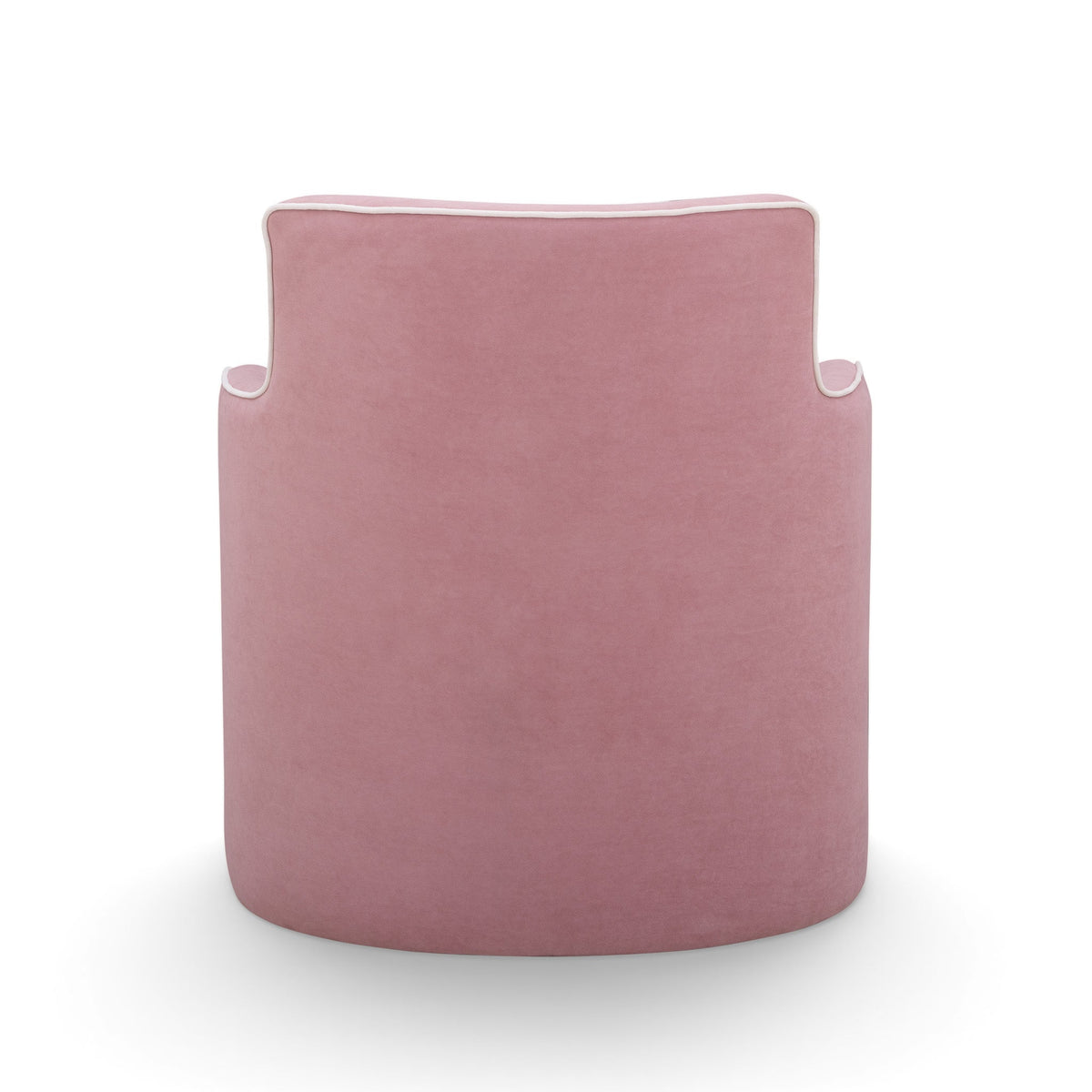 Passe Tasseled Velvet Swivel Accent Chair in Pink by TOV Furniture – photo 5 of 9