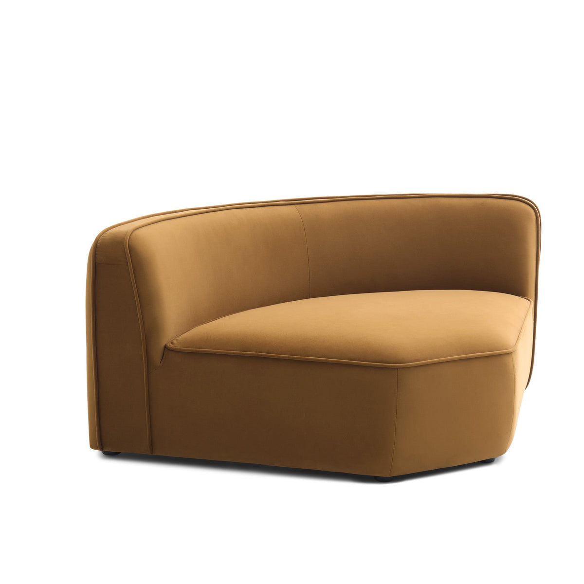 Travie Honey Performance Velvet Wedge by TOV Furniture – photo 1 of 5