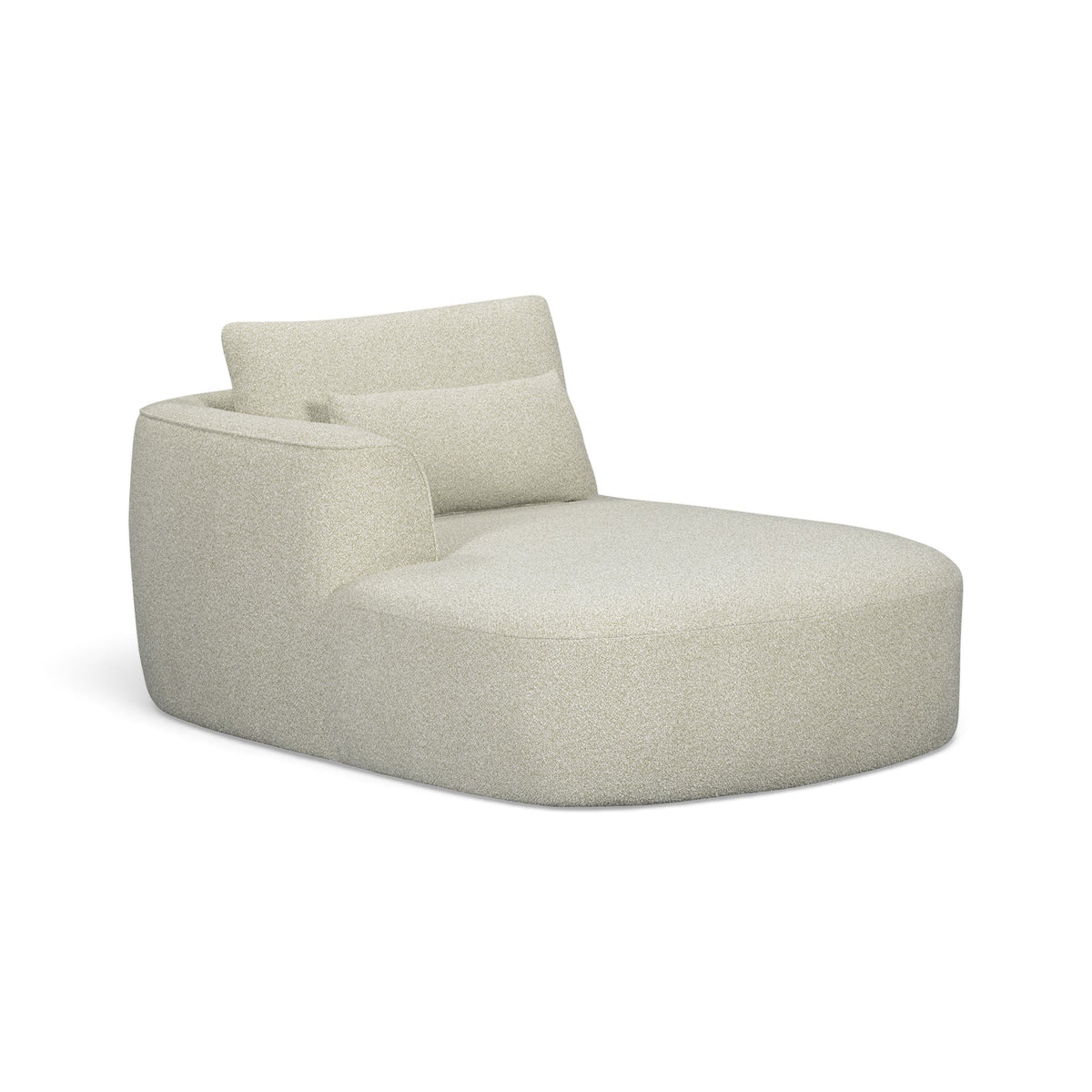 Noor Wheat Boucle LAF Chaise by TOV Furniture – photo 1 of 6