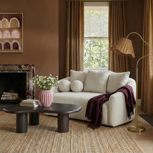 Hanim 54" Cream Performance Boucle Daybed by TOV Furniture – photo 7 of 7