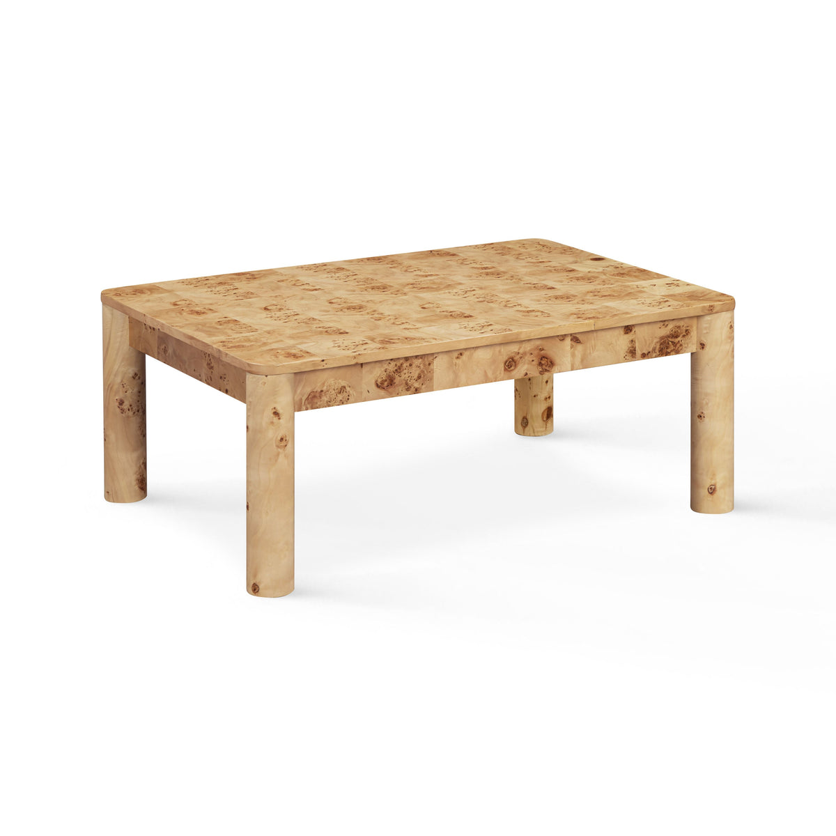 Berri 39" Natural Burl Coffee Table by TOV Furniture – photo 1 of 6