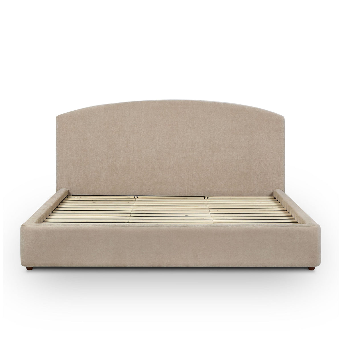 Leah Taupe Performance Chenille King Bed by TOV Furniture – photo 4 of 10