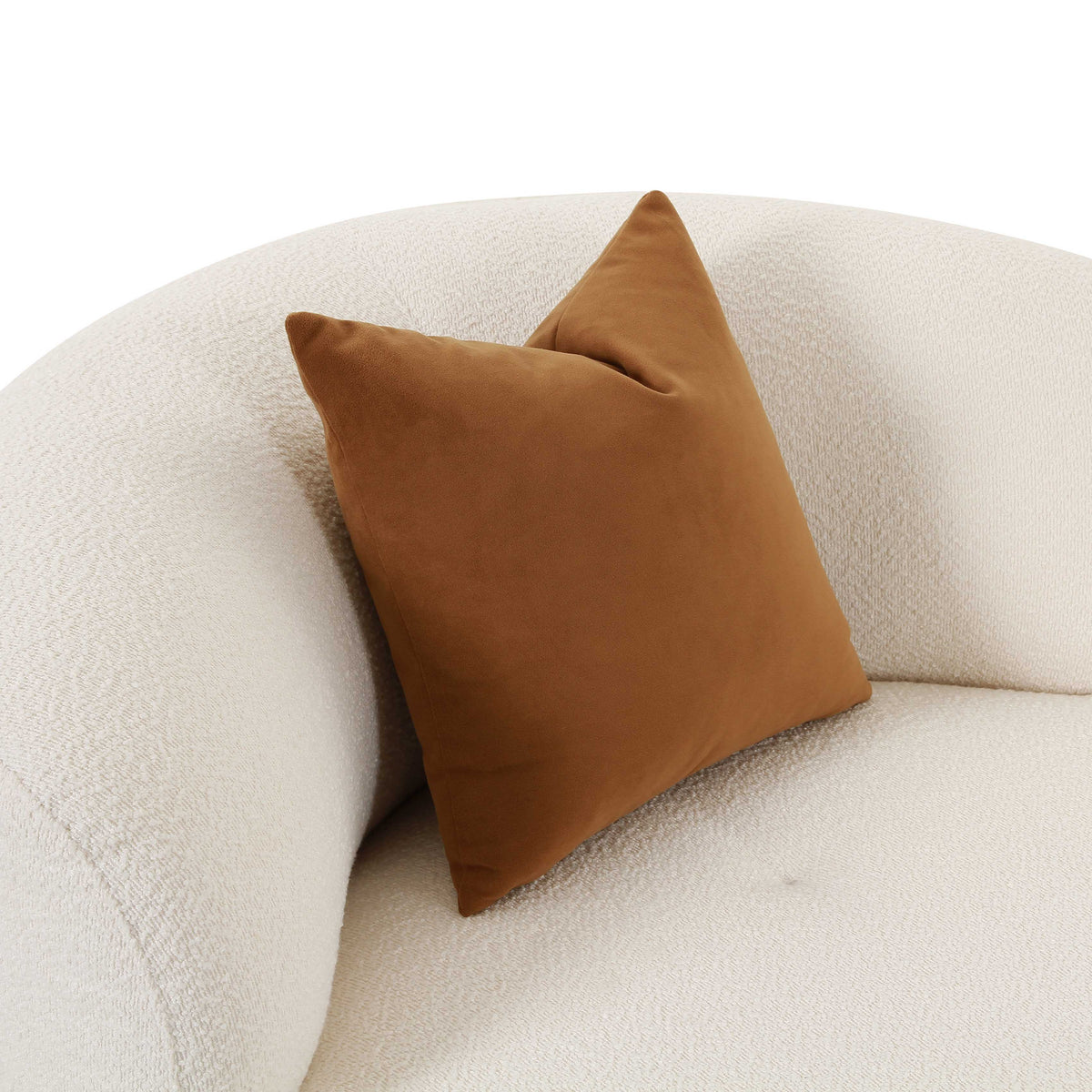 Fickle Cream Boucle Swivel Accent Chair by TOV Furniture – photo 5 of 8
