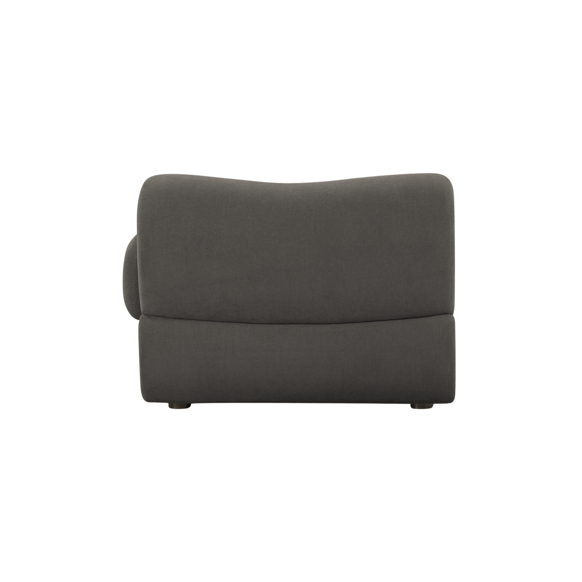 Zenith Grey Upcycled Contract-Grade Fabric RAF Corner Chair by TOV Furniture – photo 6 of 8