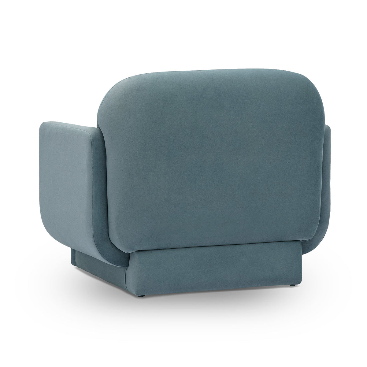 Azalea Powder Blue Performance Velvet Accent Chair by TOV Furniture – photo 3 of 6