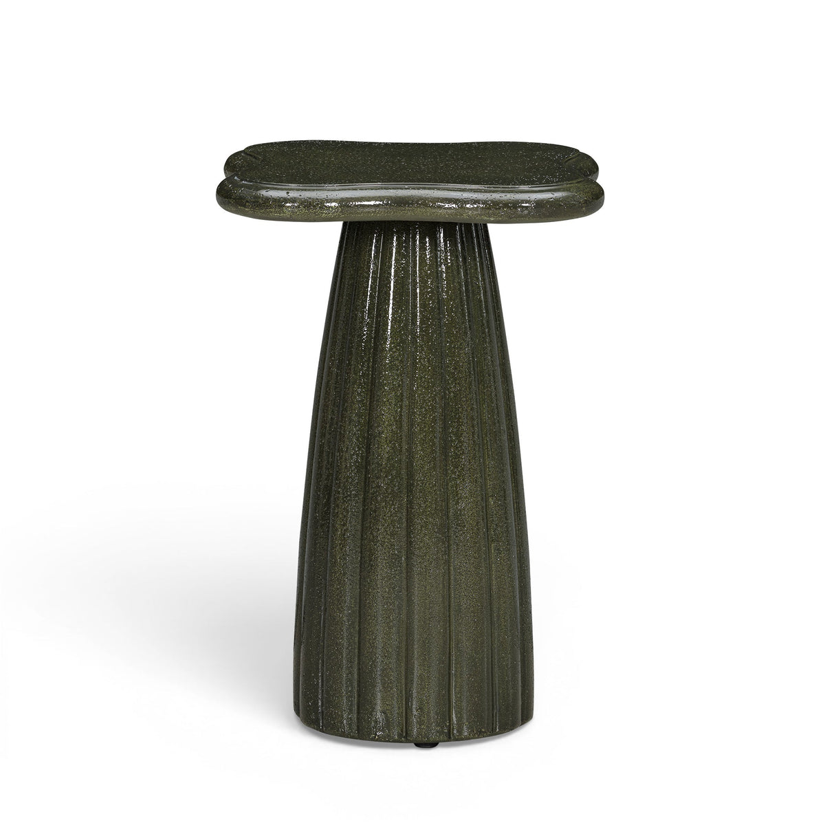 Addison Green Concrete Indoor/Outdoor Side Table by TOV Furniture – photo 1 of 5