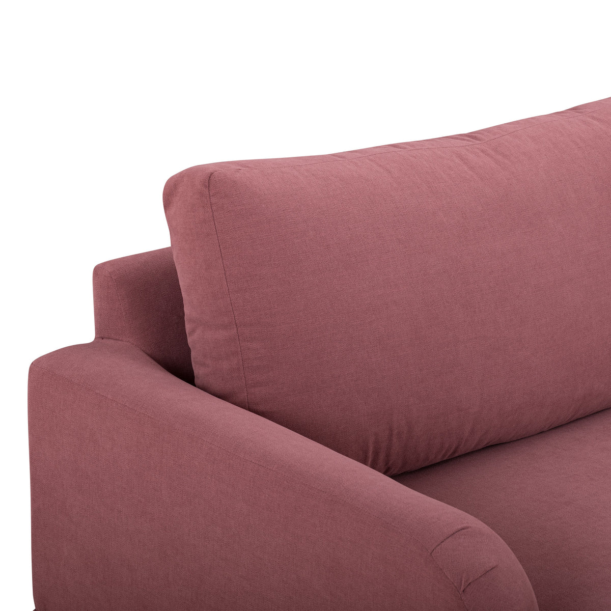 Gertrude 90" Plum Upcycled Performance Fabric Sofa by TOV Furniture – photo 4 of 7