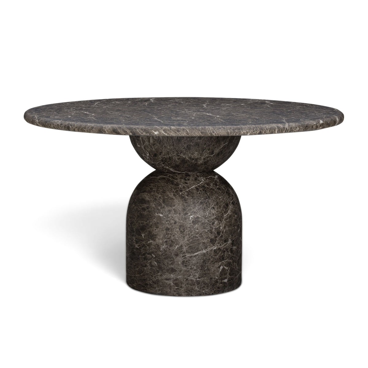 Cynthia 54" Dark Emperador Faux Marble Indoor/Outdoor Dining Table by TOV Furniture – photo 1 of 5