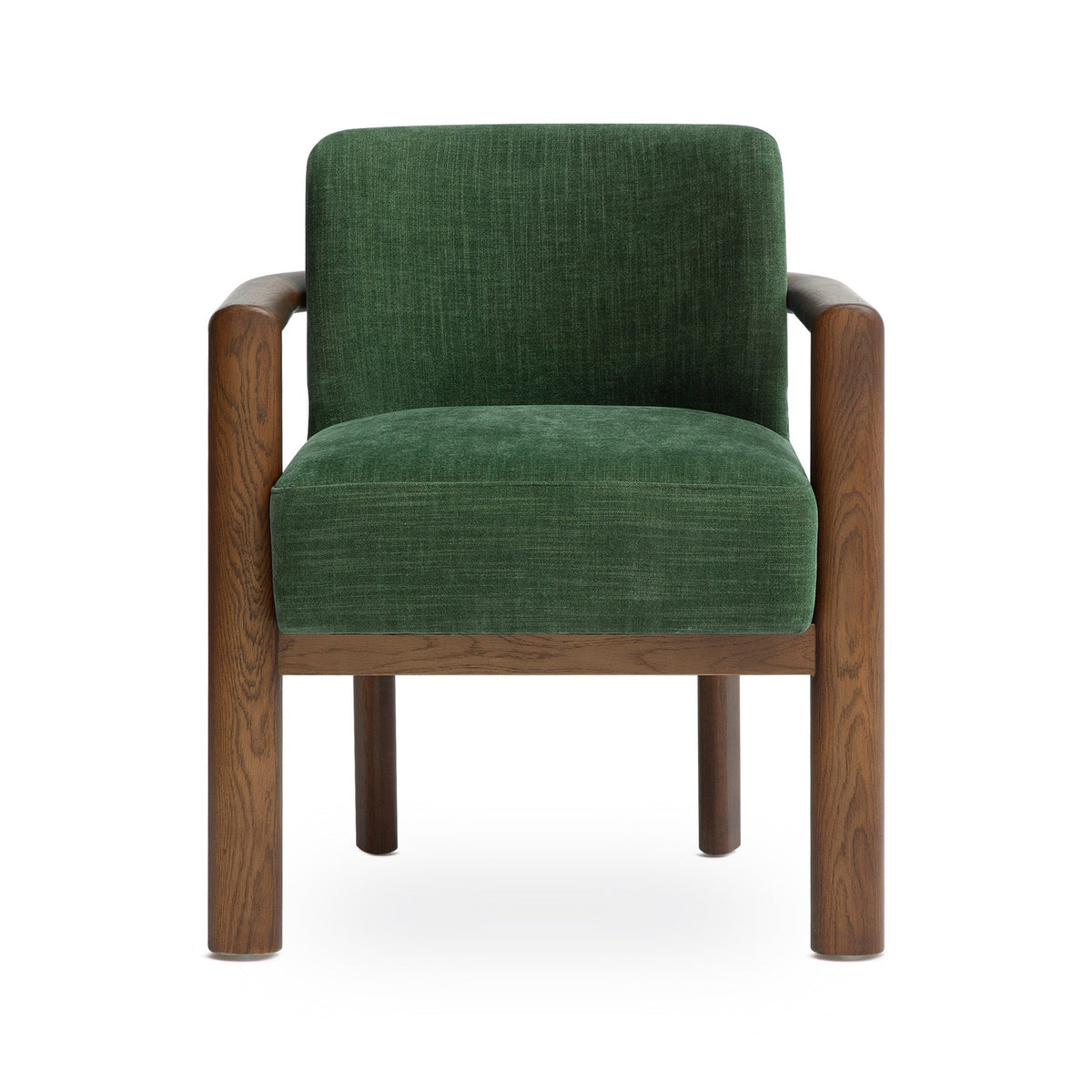 Irma Forest Green Textured Performance Velvet Dining Chair by TOV Furniture – photo 2 of 6