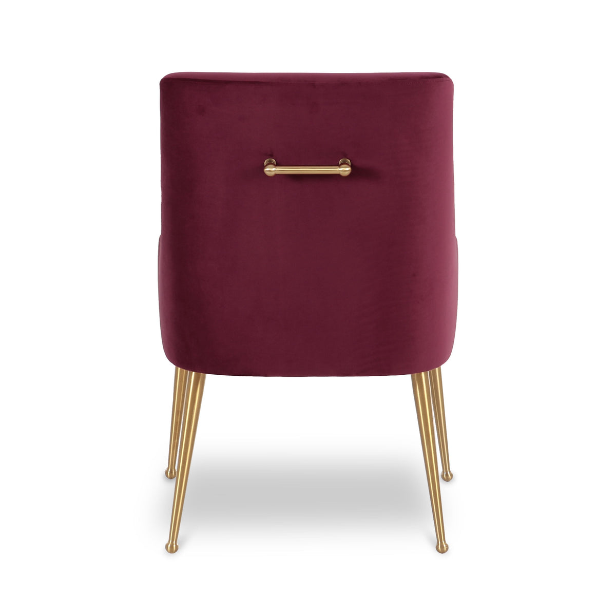 Beatrix Burgundy Performance Velvet Dining Chair by TOV Furniture – photo 5 of 9