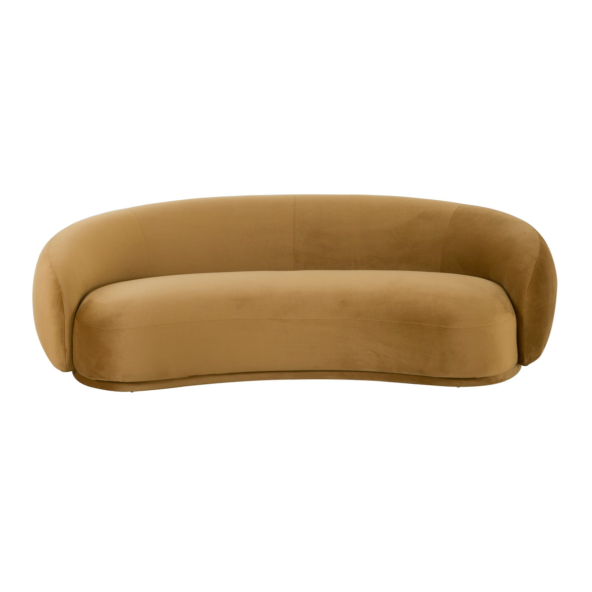 Kendall Cognac Performance Velvet Sofa by TOV Furniture – photo 3 of 6
