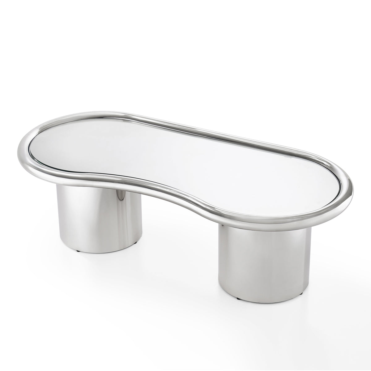 Sorya 51" Chrome Coffee Table by TOV Furniture – photo 5 of 7