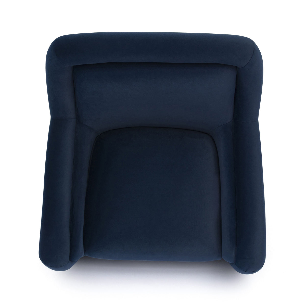 Charli Dark Blue Performance Velvet Accent Chair by TOV Furniture – photo 5 of 6