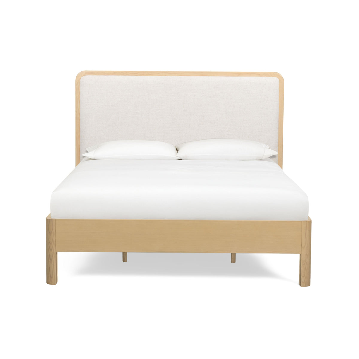 Rafaelle Natural Solid Ash Queen Bed by TOV Furniture – photo 1 of 8