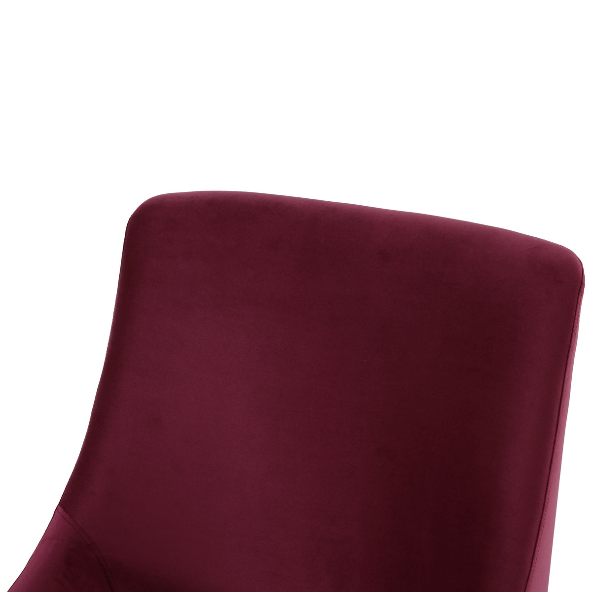 Beatrix Burgundy Performance Velvet Dining Chair by TOV Furniture – photo 7 of 9