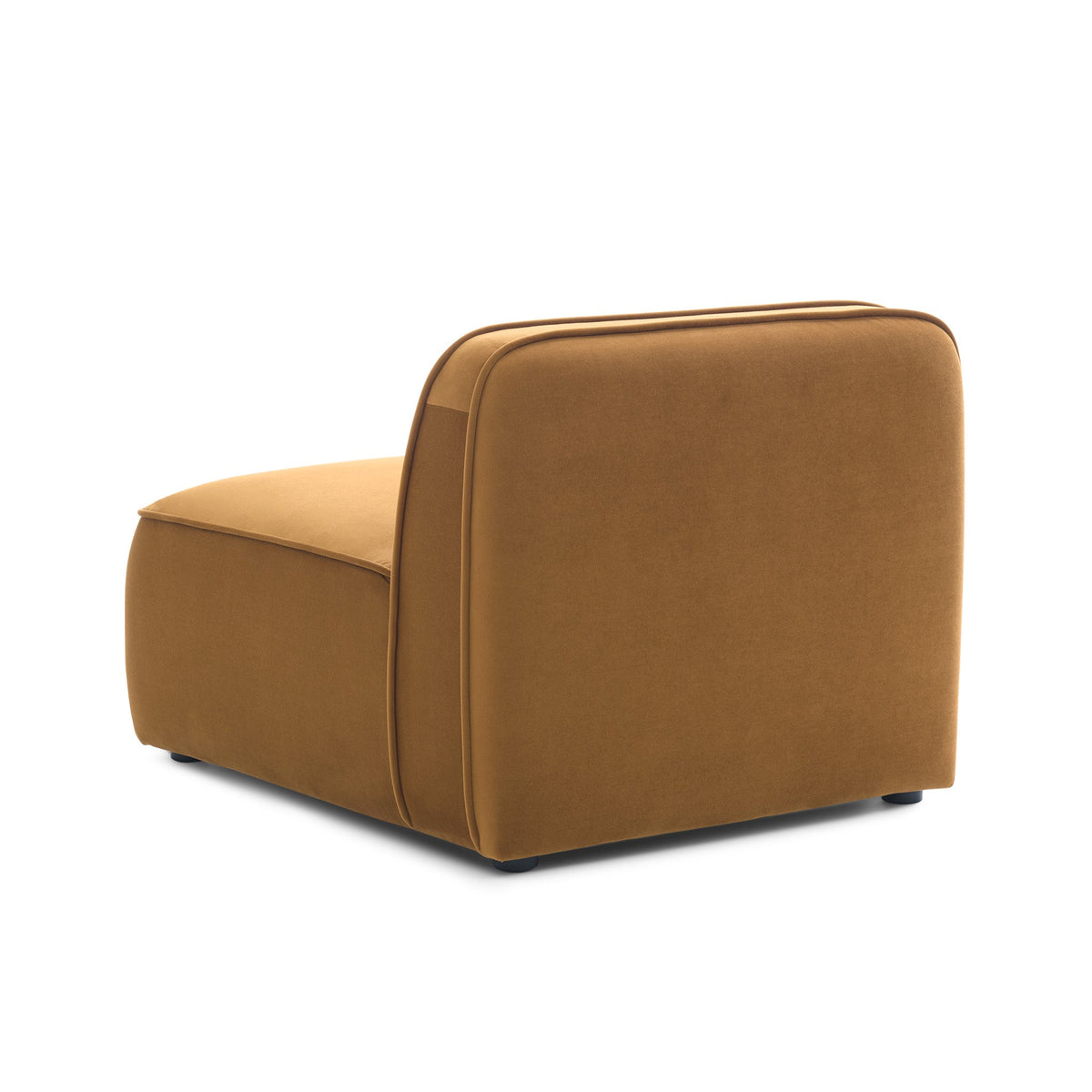 Travie Honey Performance Velvet Armless Chair by TOV Furniture – photo 3 of 5
