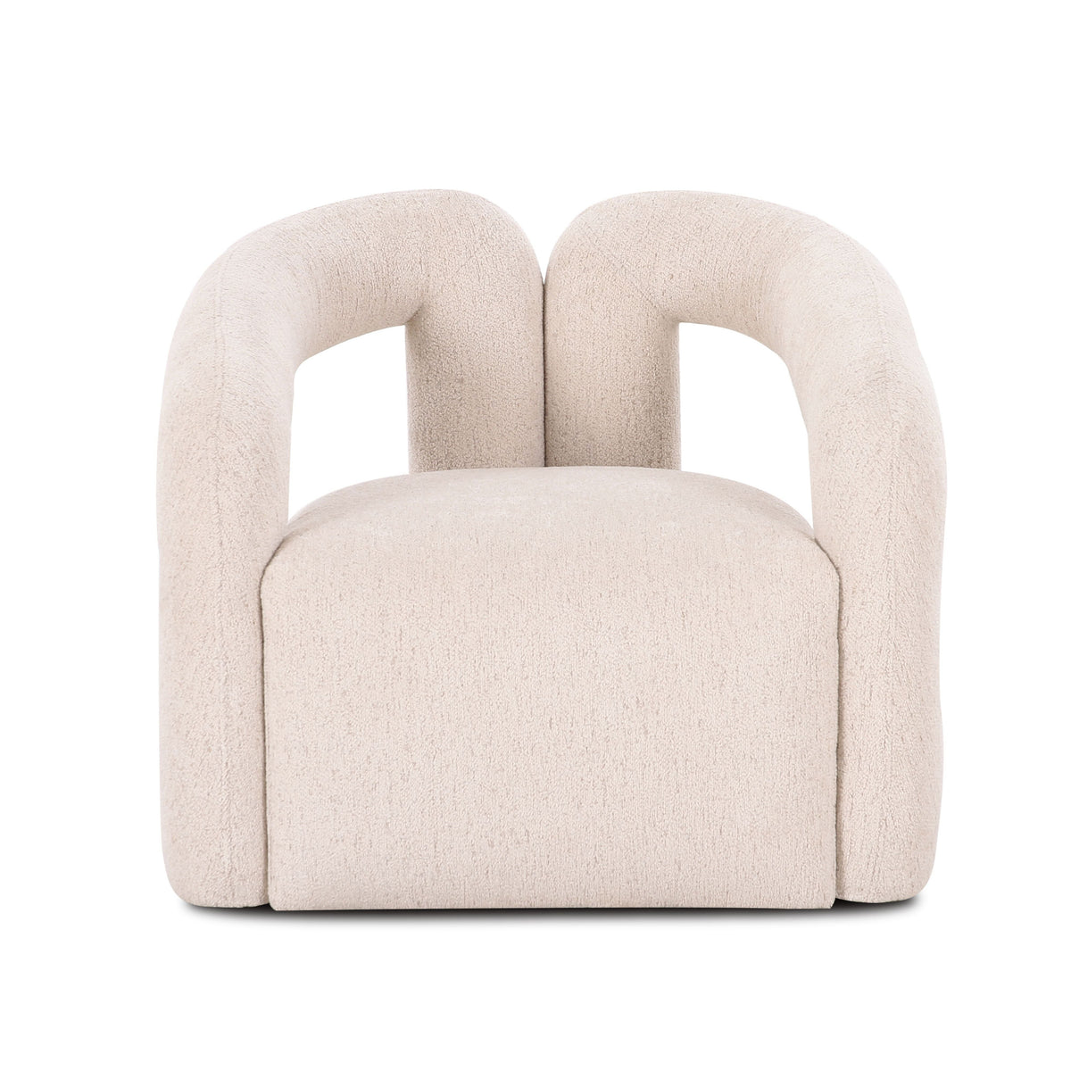 Jenn Cream Performance Boucle Accent Chair by TOV Furniture – photo 1 of 8
