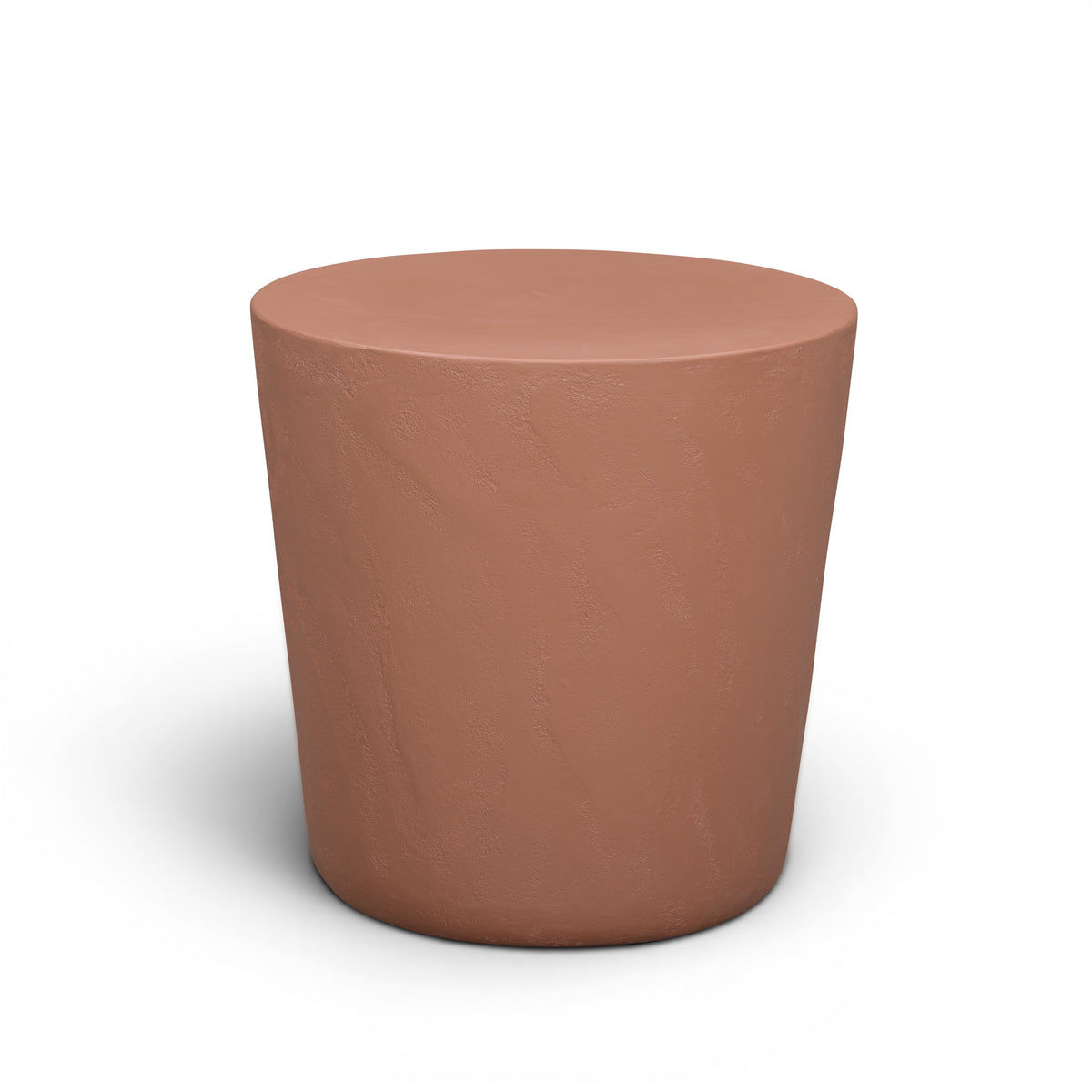 Margot Red Terracotta Indoor/Outdoor Concrete Stool by TOV Furniture – photo 1 of 5