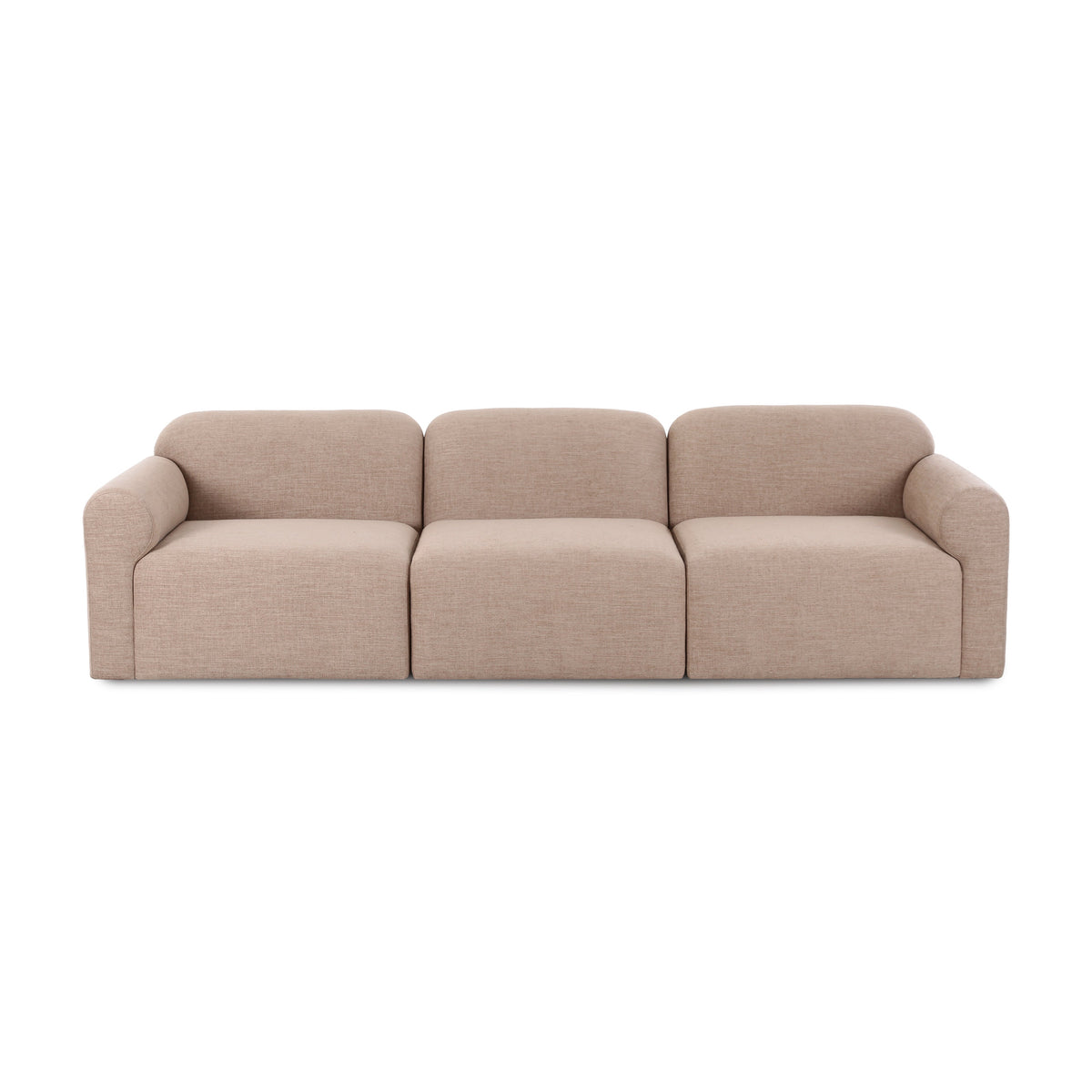 Gorge 116" Tan Performance Sofa by TOV Furniture – photo 1 of 5