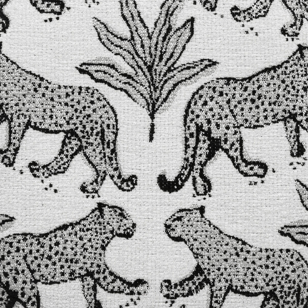 Dex Taupe Leopard Performance Jacquard Ottoman by TOV Furniture – photo 6 of 7