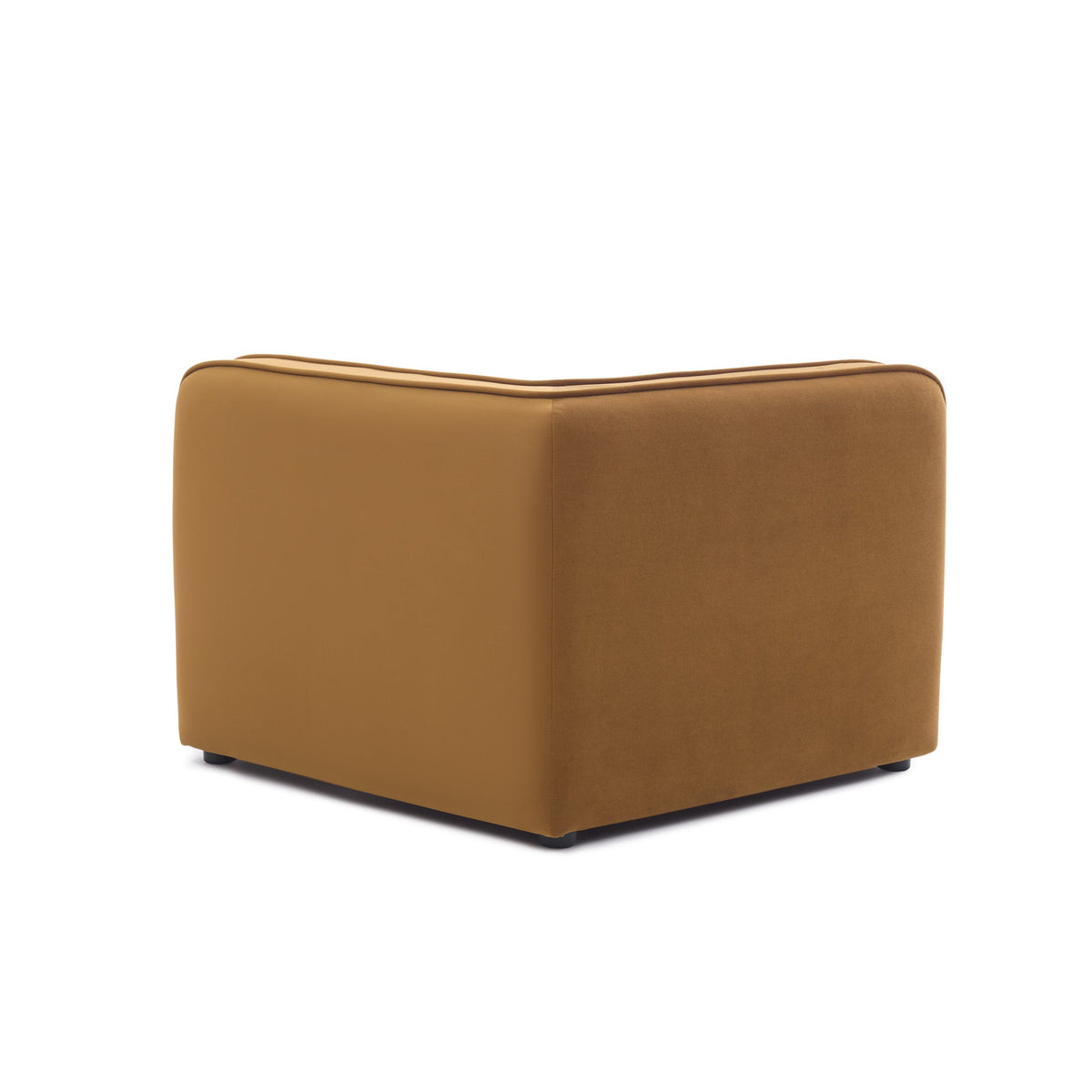 Travie Honey Performance Velvet Corner Chair by TOV Furniture – photo 3 of 5
