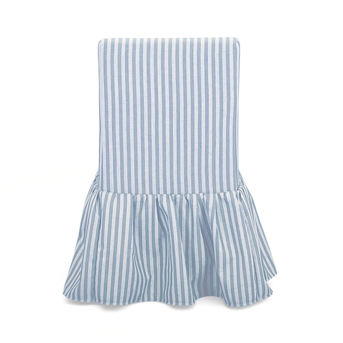 Gertrude Blue Striped Performance Linen Dining Chair by TOV Furniture – photo 5 of 6