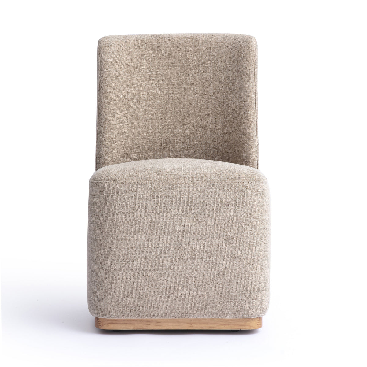 Melissa Tan Performance Fabric Rolling Dining Chair by TOV Furniture – photo 1 of 6
