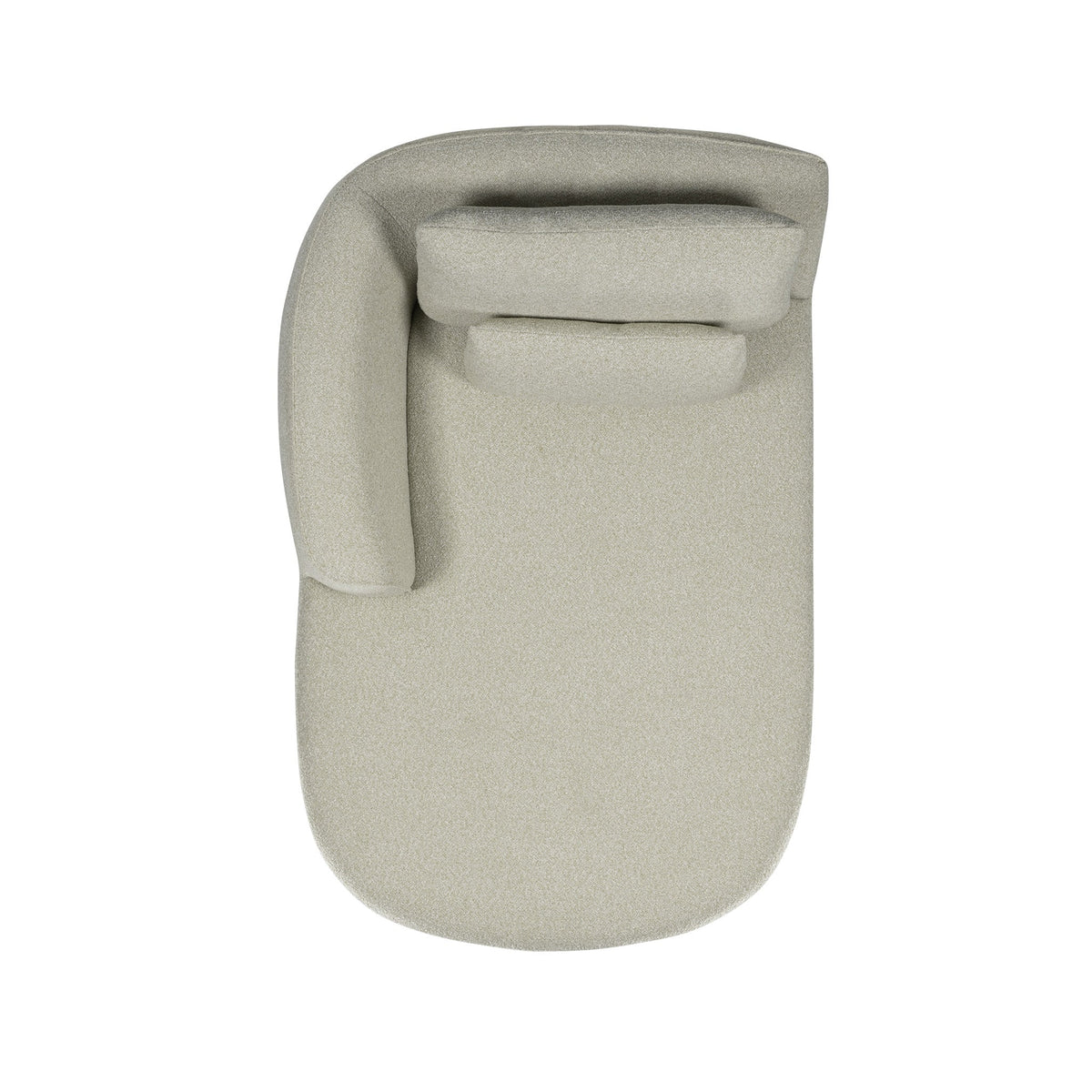 Noor Wheat Boucle LAF Chaise by TOV Furniture – photo 5 of 6