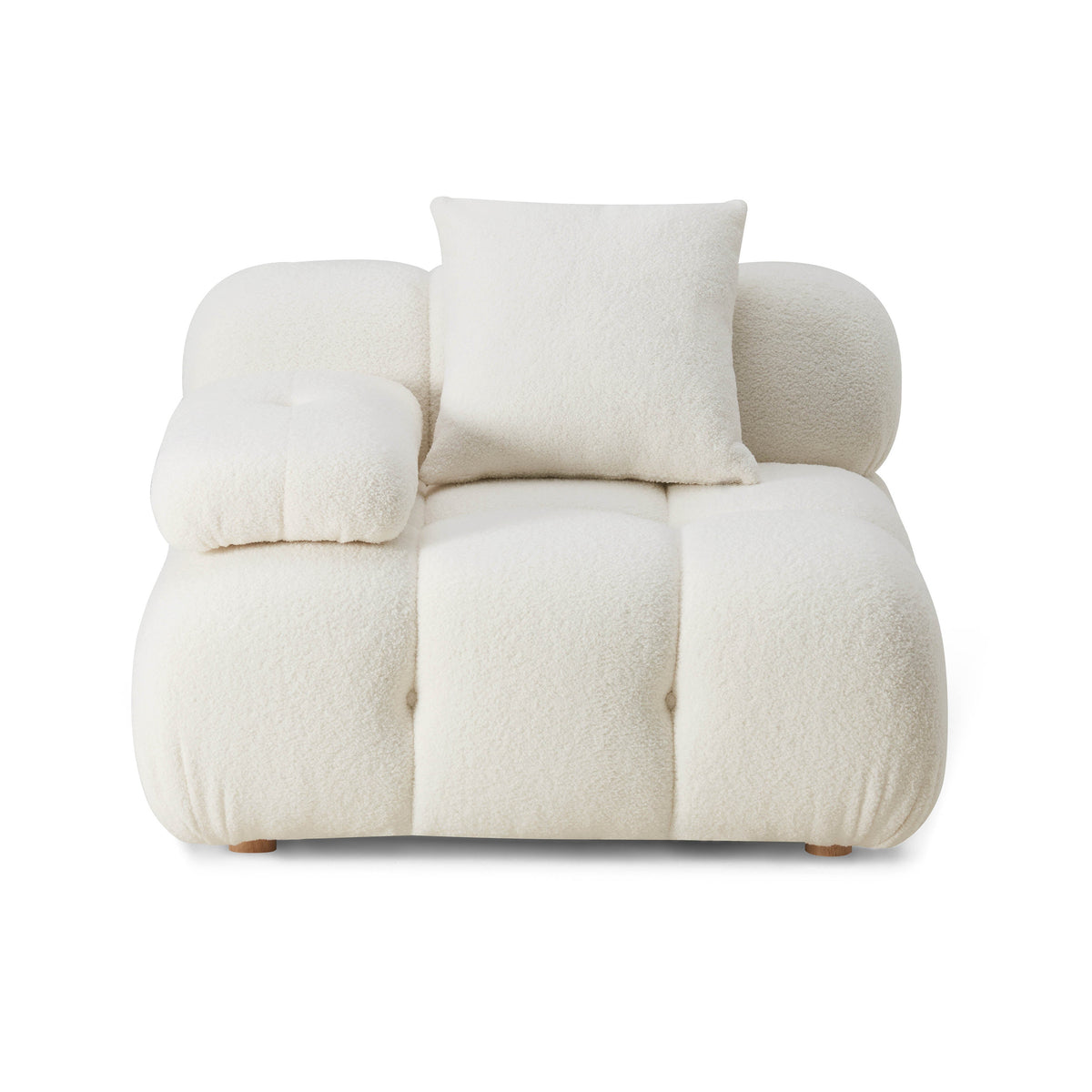 Calliope Performance Modular Corner Chair in Cream by TOV Furniture – photo 3 of 7