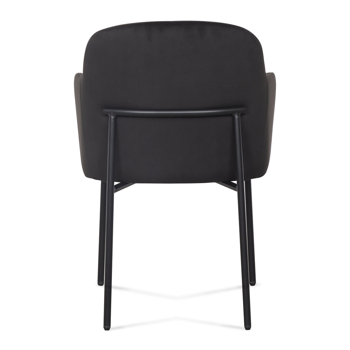 Sydney Performance Velvet Armchair - Set of 2 in Black by TOV Furniture – photo 6 of 7