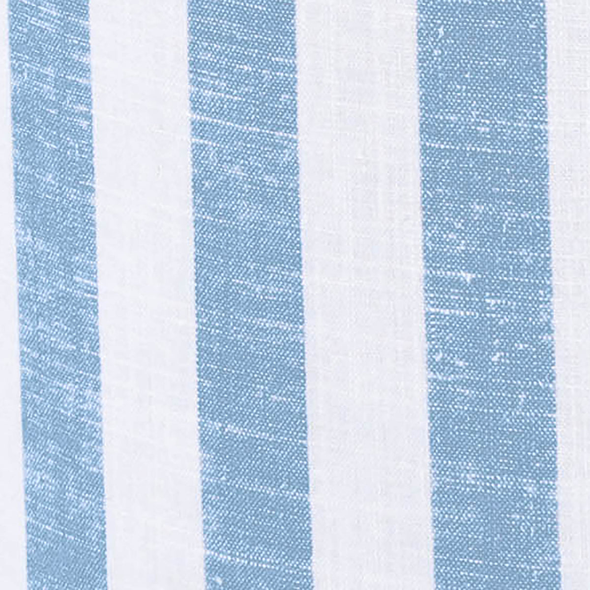 Dex Pastel Blue Striped Linen Ottoman by TOV Furniture – photo 7 of 8