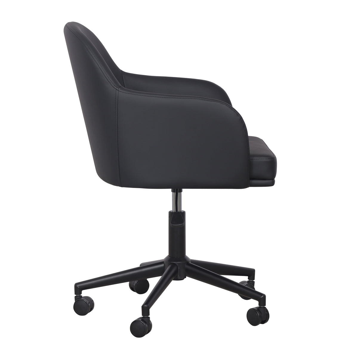 Sydney Office Desk Chair in Coal Black by TOV Furniture – photo 5 of 7