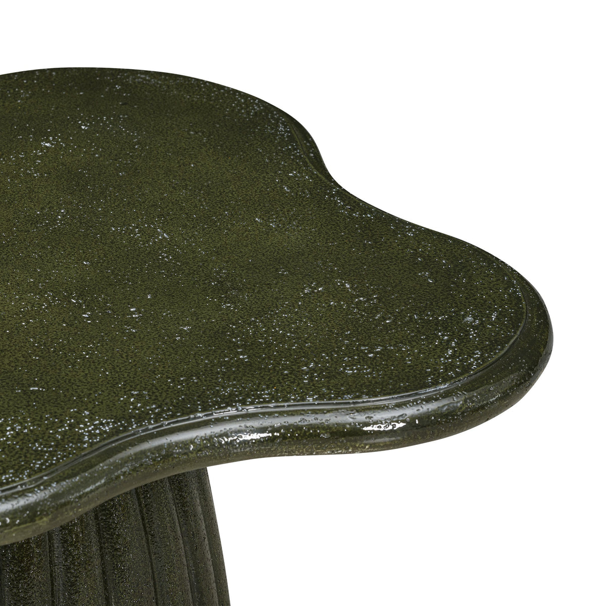 Addison Green Concrete Indoor/Outdoor Side Table by TOV Furniture – photo 4 of 5
