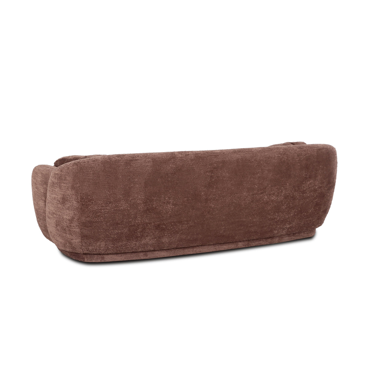 Misty 90" Chocolate Brown Textured Knubby Fabric Sofa by TOV Furniture – photo 5 of 7