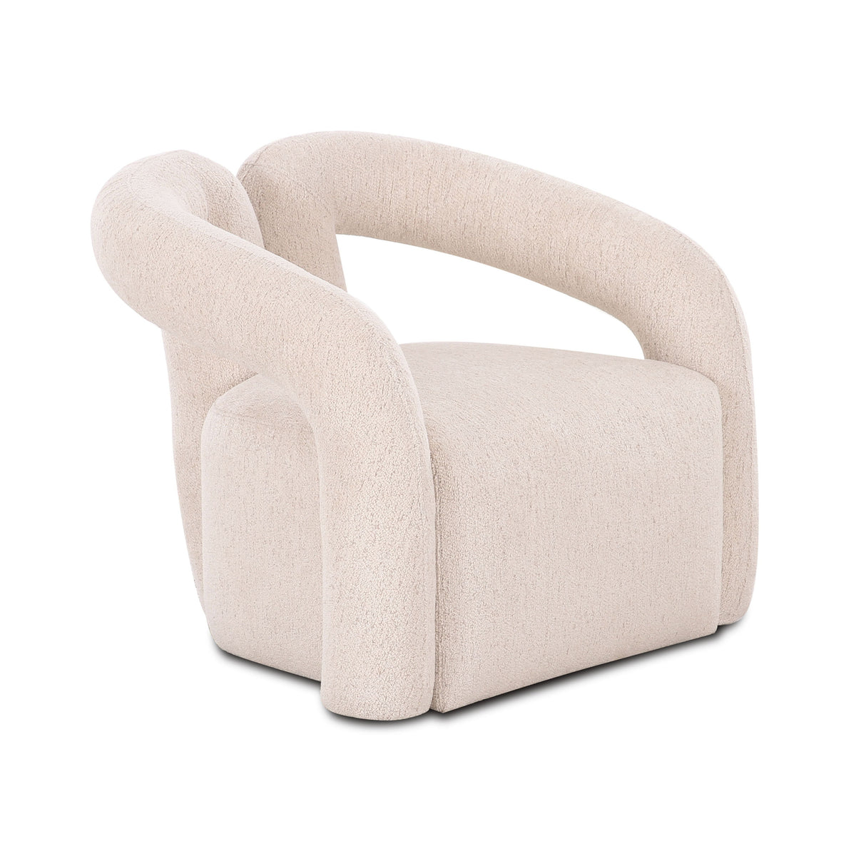 Jenn Cream Performance Boucle Accent Chair by TOV Furniture – photo 3 of 8