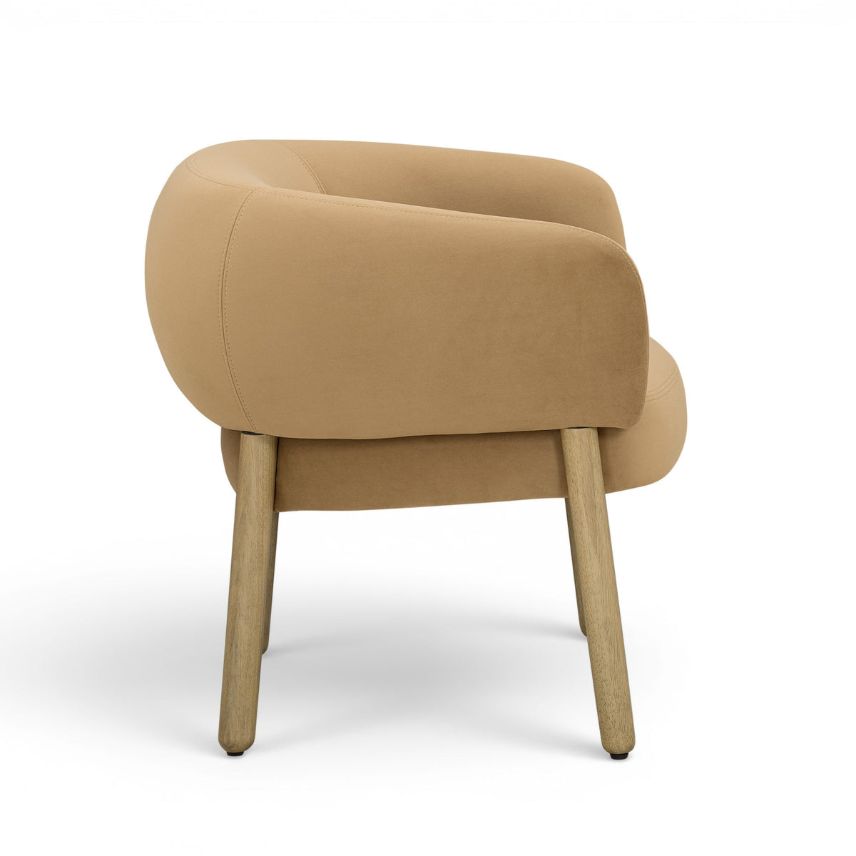 Foxy Camel Performance Velvet Accent Chair by TOV Furniture – photo 4 of 8