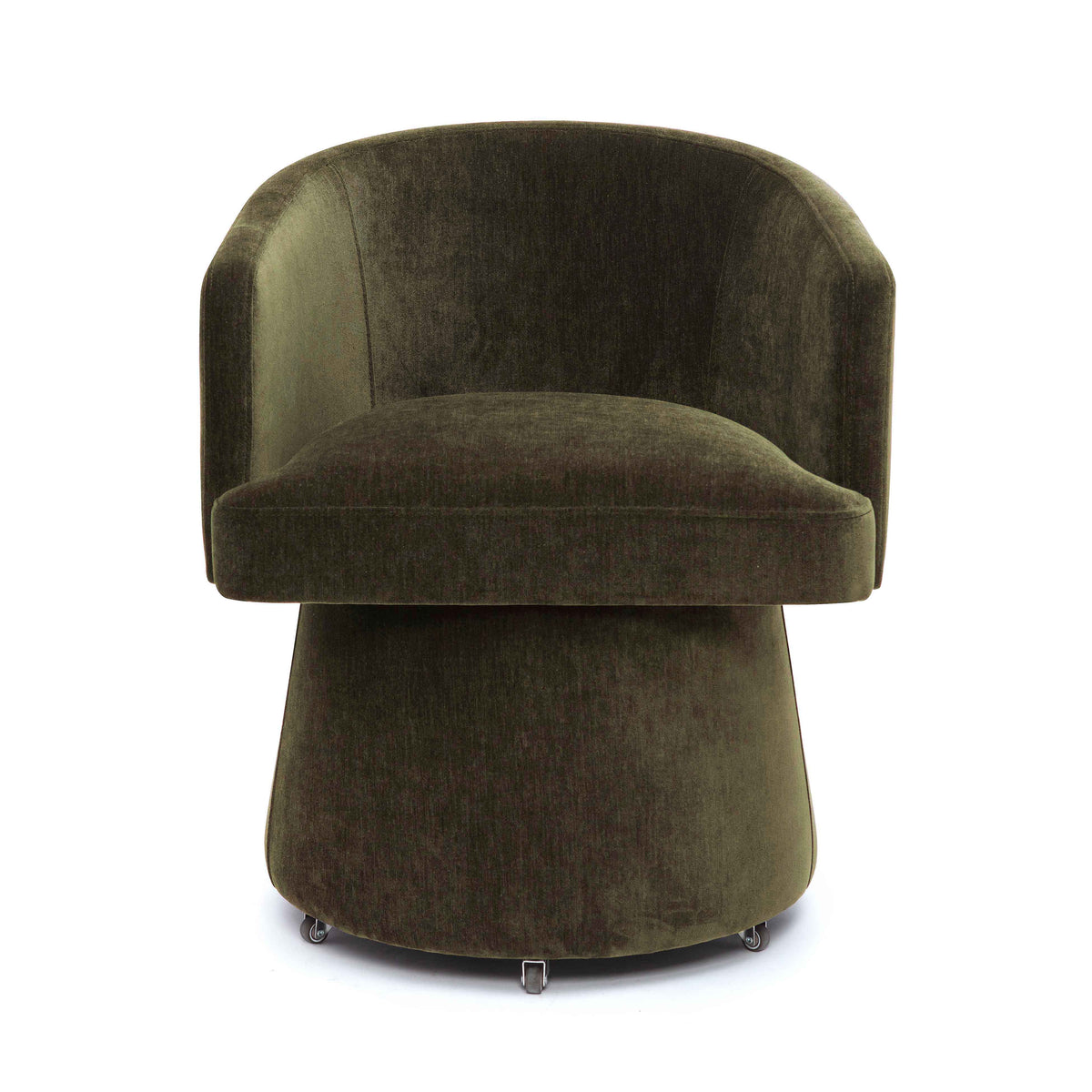 Kristen Rolling Desk Chair in Olive Green by TOV Furniture – photo 3 of 6