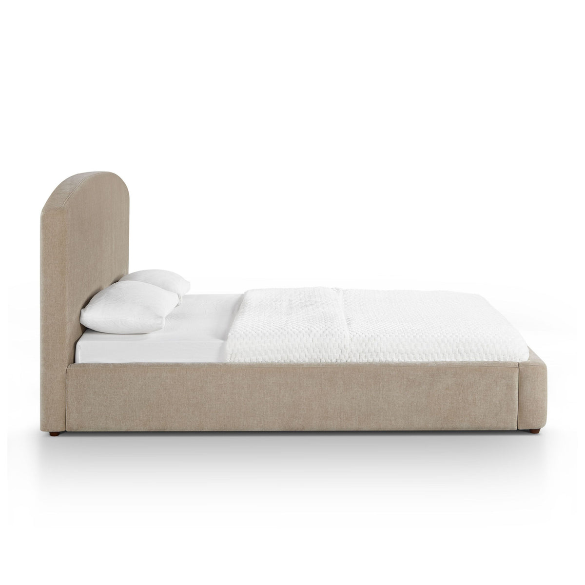 Leah Taupe Performance Chenille Queen Bed by TOV Furniture – photo 3 of 10