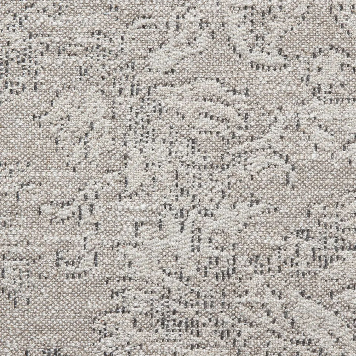 Pookie Neutral Floral Jacquard Ottoman by TOV Furniture – photo 6 of 7