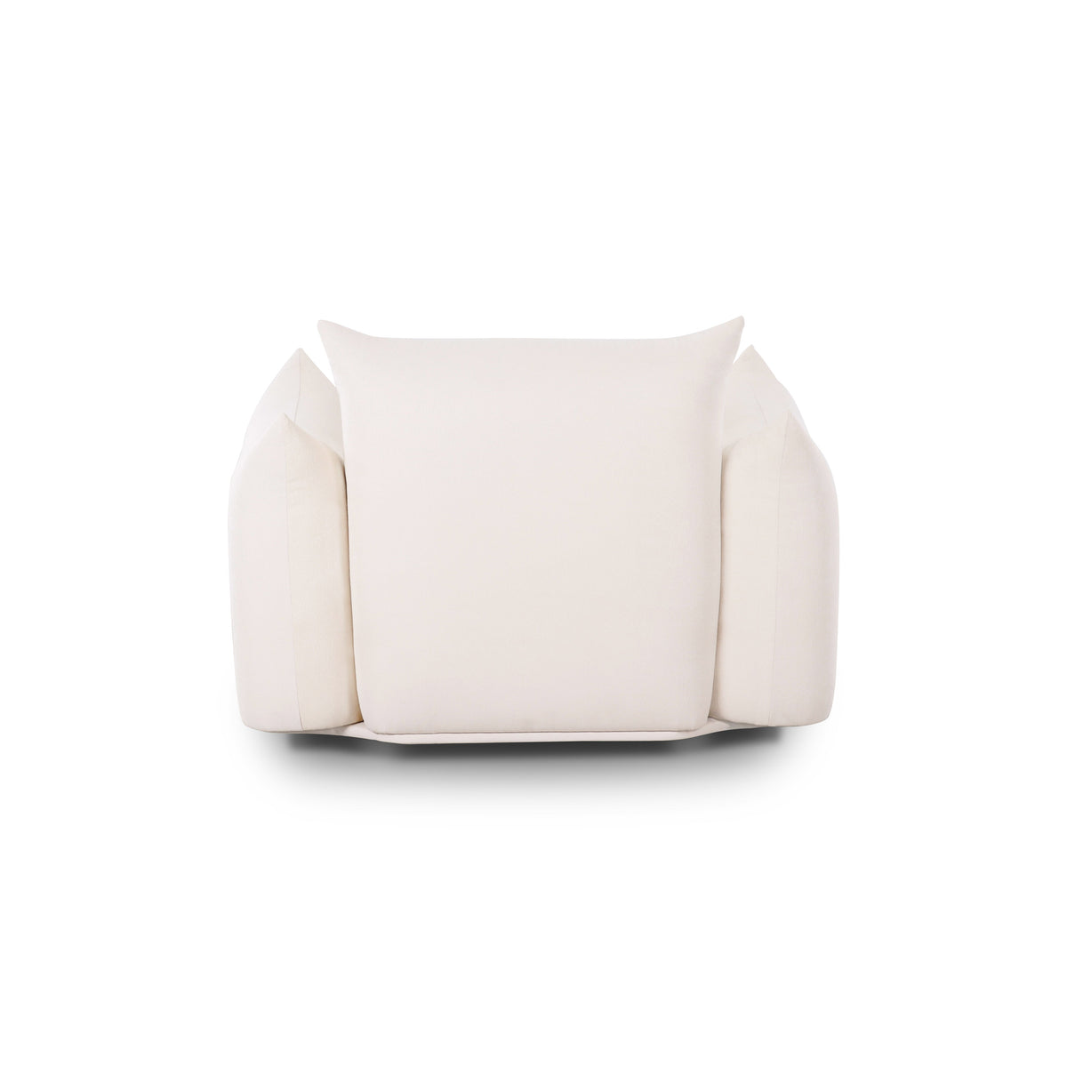 Saint Tropez Cream Performance Petite Boucle Outdoor Armchair by TOV Furniture – photo 5 of 6