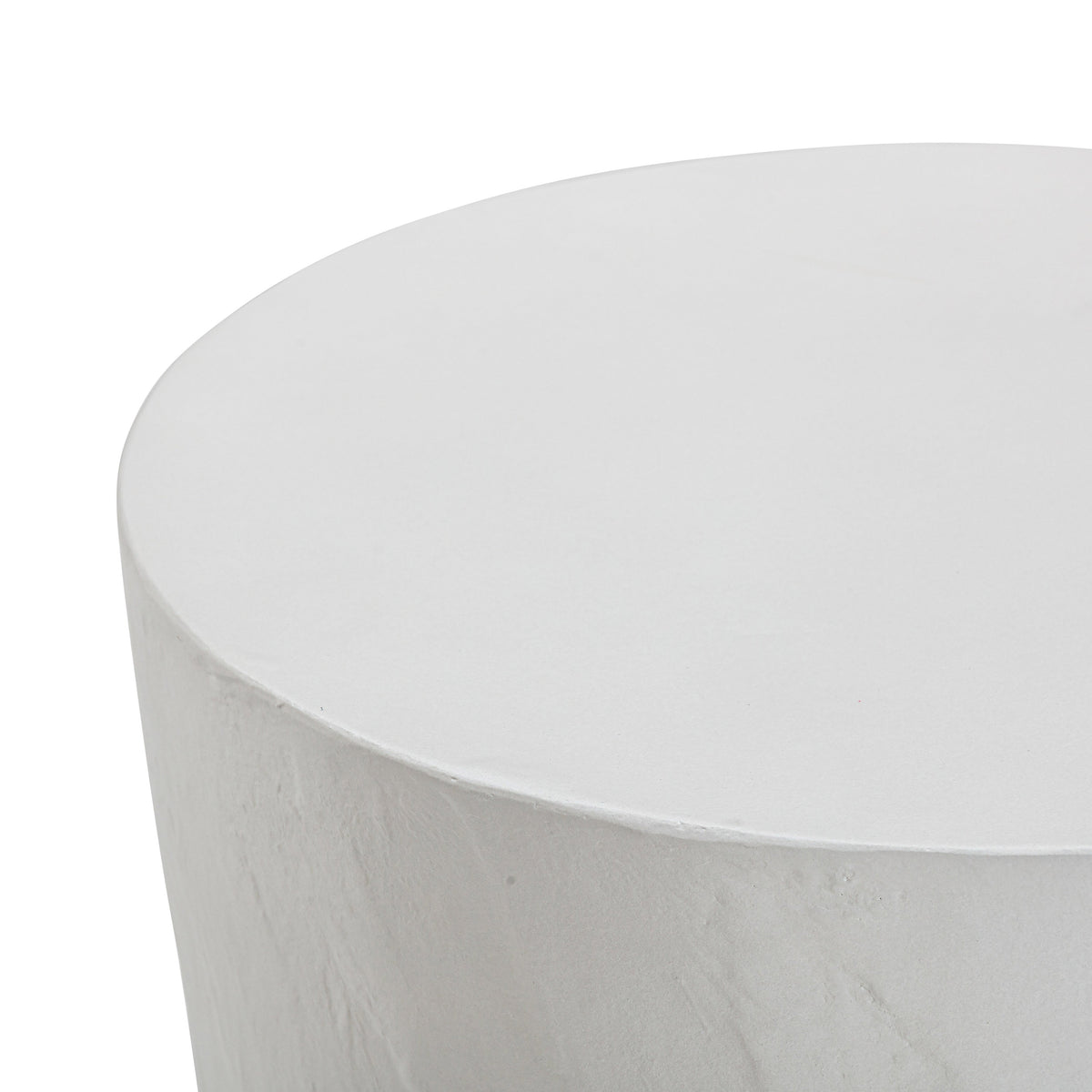 Margot Light Grey Faux Plaster Indoor/Outdoor Concrete Stool by TOV Furniture – photo 4 of 7